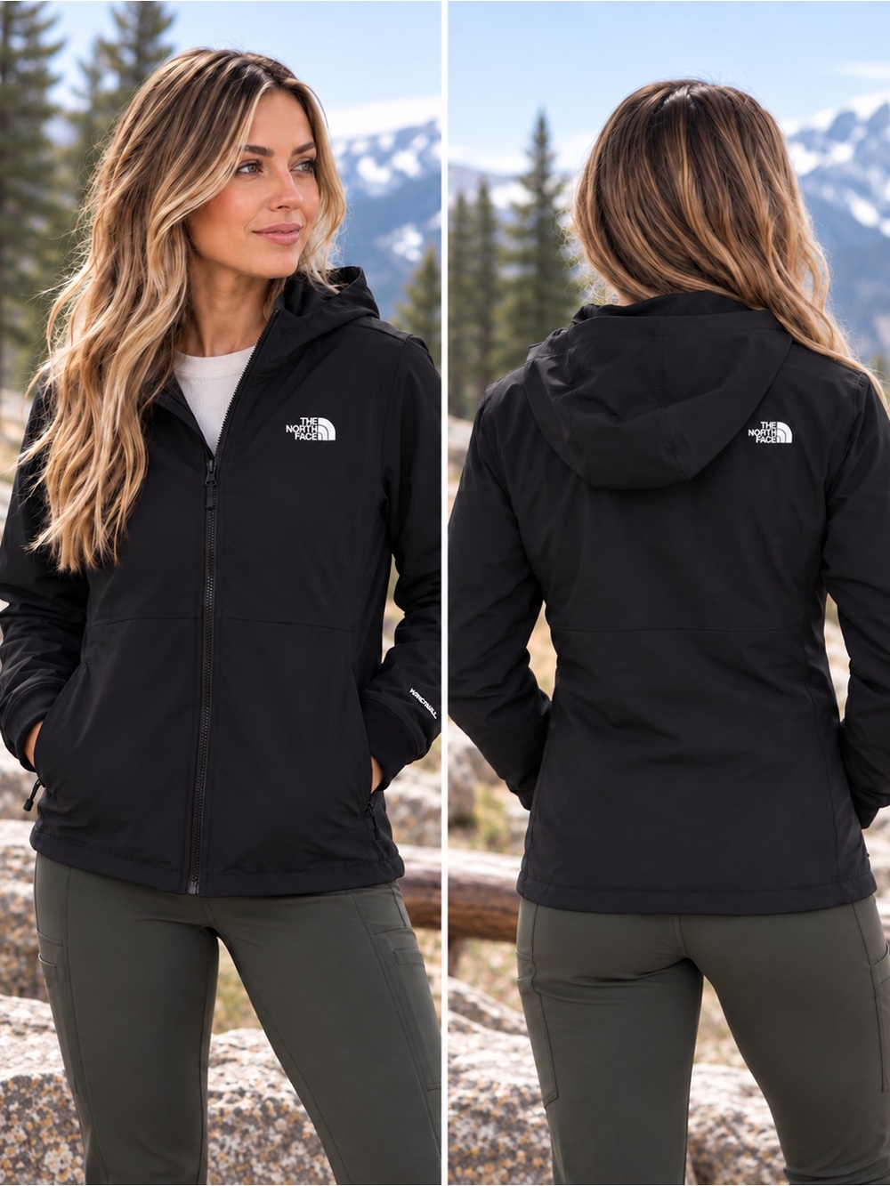 The North Face Shelbe Raschel Hoodie Jacket warm lining black small - Picture 2 of 14